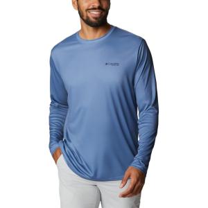 imageColumbia Mens Terminal Tackle PFG Fish Flag Long Sleeve Shirt DiscontinuedBluestoneCollegiate Navy