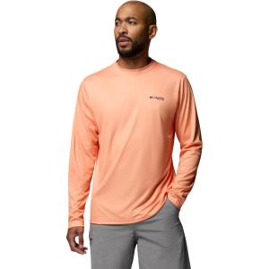 imageColumbia Mens Terminal Tackle PFG Fish Flag Long Sleeve Shirt DiscontinuedBright Nectar