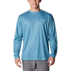 imageColumbia Mens Terminal Tackle PFG Fish Flag Long Sleeve Shirt DiscontinuedCanyon BlueGulf Stream Inshore Slam
