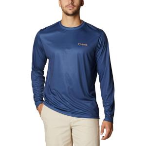 imageColumbia Mens Terminal Tackle PFG Fish Flag Long Sleeve Shirt DiscontinuedCarbonSolarize