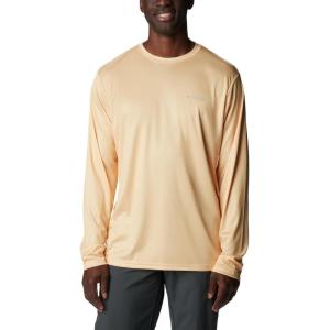 imageColumbia Mens Terminal Tackle PFG Fish Flag Long Sleeve Shirt DiscontinuedCocoa ButterSorbet Mid Atlantic Fish