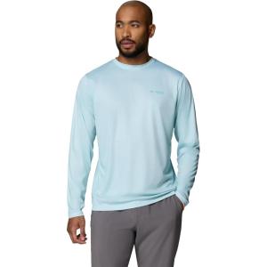 imageColumbia Mens Terminal Tackle PFG Fish Flag Long Sleeve Shirt DiscontinuedMarine Light