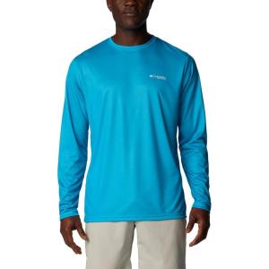 imageColumbia Mens Terminal Tackle PFG Fish Flag Long Sleeve Shirt DiscontinuedOcean BlueCollegiate Navy Offshore Slam