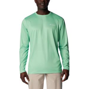 imageColumbia Mens Terminal Tackle PFG Fish Flag Long Sleeve Shirt DiscontinuedOcean MintOcean Blue Offshore Slam