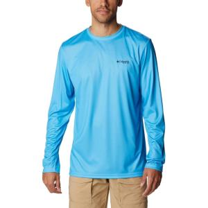imageColumbia Mens Terminal Tackle PFG Fish Flag Long Sleeve Shirt DiscontinuedRiptideCollegiate Navy Offshore Slam
