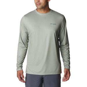 imageColumbia Mens Terminal Tackle PFG Fish Flag Long Sleeve Shirt DiscontinuedSafariMetal Alaska Fish