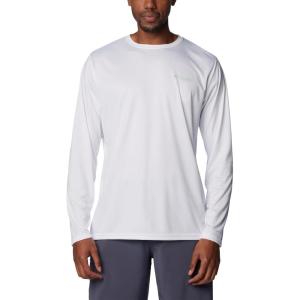 imageColumbia Mens Terminal Tackle PFG Fish Flag Long Sleeve Shirt DiscontinuedWhiteBright Nectar Mid Atlantic