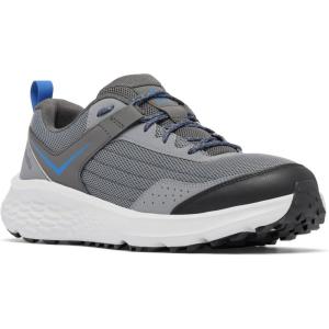 imageColumbia Mens Vertisol Trail Hiking ShoesTi Grey SteelVivid Blue