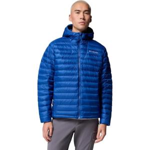imageColumbia mens Corelite Down Hooded JacketMountain Blue