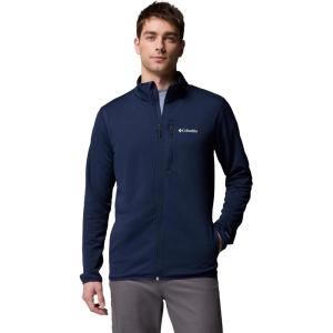 imageColumbia mens Essential Hike Grid Fleece Full ZipCollegiate Navy