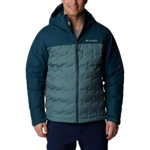 imageColumbia mens Grand Trek III Down Hooded JacketMetal  Night Wave