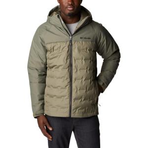 imageColumbia mens Grand Trek III Down Hooded JacketStone Green