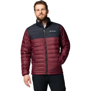 imageColumbia mens Powder Lite Ii JacketRich WineBlack