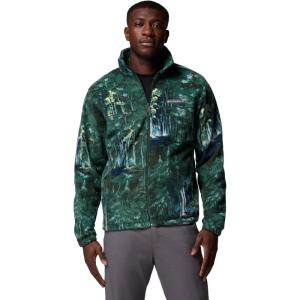 imageColumbia mens Steens Mountain Printed JacketRain Forest Deschutestrees