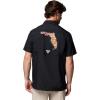 imageColumbia Mens Collegiate Slack Tide Camp ShirtFsu  Black