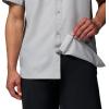 imageColumbia Mens Collegiate Slack Tide Camp ShirtOs  Columbia Grey