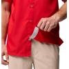 imageColumbia Mens Collegiate Slack Tide Camp ShirtUga  Bright Red