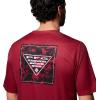 imageColumbia Mens Collegiate Terminal Tackle Short Sleeve ShirtSc  Beet Clarets