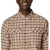 imageColumbia Mens Flare Gun Stretch FlannelAncient Fossil Small Check