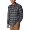 imageColumbia Mens Flare Gun Stretch FlannelCity Grey Twill Buffalo Check