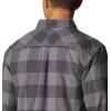 imageColumbia Mens Flare Gun Stretch FlannelCity Grey Twill Buffalo Checklegacy