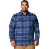 imageColumbia Mens Flare Gun Stretch FlannelCollegiate Navy River Crossing Plaid