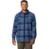 imageColumbia Mens Flare Gun Stretch FlannelCollegiate Navy River Crossing Plaid
