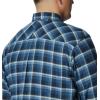 imageColumbia Mens Flare Gun Stretch FlannelCollegiate Navy Shadow Plaid