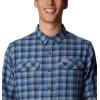 imageColumbia Mens Flare Gun Stretch FlannelDark Mountain Gradient Check