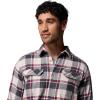 imageColumbia Mens Flare Gun Stretch FlannelDark Stone Trails Edge Plaid