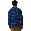 imageColumbia Mens Flare Gun Stretch FlannelMountain Blue Trails Edge Plaid