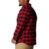imageColumbia Mens Flare Gun Stretch FlannelMountain Red Twill Buffalo Check