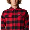 imageColumbia Mens Flare Gun Stretch FlannelMountain Red Twill Buffalo Checklegacy