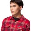 imageColumbia Mens Flare Gun Stretch FlannelMtn Red Trails Edge Plaid