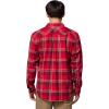imageColumbia Mens Flare Gun Stretch FlannelMtn Red Trails Edge Plaid