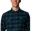 imageColumbia Mens Flare Gun Stretch FlannelNight Wave Buffalo Check