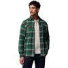 imageColumbia Mens Flare Gun Stretch FlannelRain Forest Trails Edge Plaid