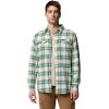 imageColumbia Mens Flare Gun Stretch FlannelRain Forest Two Lane Tartan