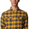 imageColumbia Mens Flare Gun Stretch FlannelRaw Honey Buffalo Check