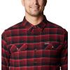 imageColumbia Mens Flare Gun Stretch FlannelRed Jasper Shadow Plaid