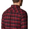 imageColumbia Mens Flare Gun Stretch FlannelRed Jasper Shadow Plaid