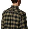 imageColumbia Mens Flare Gun Stretch FlannelStone Green Buffalo Check