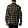 imageColumbia Mens Flare Gun Stretch FlannelStone Green Buffalo Check