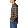 imageColumbia Mens Flare Gun Stretch FlannelStone Green Twill Buffalo Check