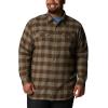 imageColumbia Mens Flare Gun Stretch FlannelStone Green Twill Buffalo Check