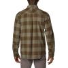 imageColumbia Mens Flare Gun Stretch FlannelStone Green Twill Buffalo Checklegacy