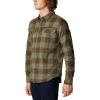 imageColumbia Mens Flare Gun Stretch FlannelStone Green Twill Buffalo Checklegacy