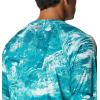 imageColumbia Mens PFG Terminal Tackle PFG Hooks Fill Long Sleeve ShirtElectric Turquoise Realtree Horizon