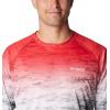 imageColumbia Mens PFG Terminal Tackle PFG Hooks Fill Long Sleeve ShirtRed Spark Deepsea Fade
