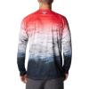 imageColumbia Mens PFG Terminal Tackle PFG Hooks Fill Long Sleeve ShirtRed Spark Deepsea Fade